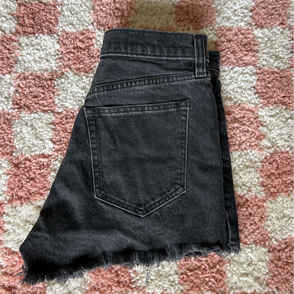 Abercrombie High Rise Mom Cutoff Shorts